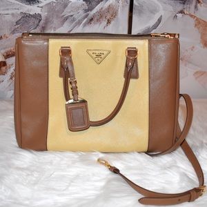 Authentic Prada Saffiano Lux Tote